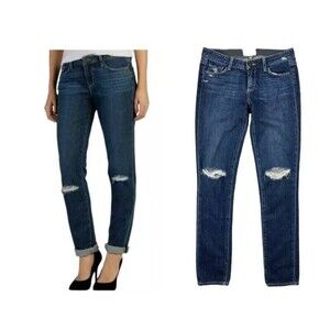 Paige Jeans  Women's Size 25 x L30  Jimmy Jimmy Skinny  Quinnley Destructed